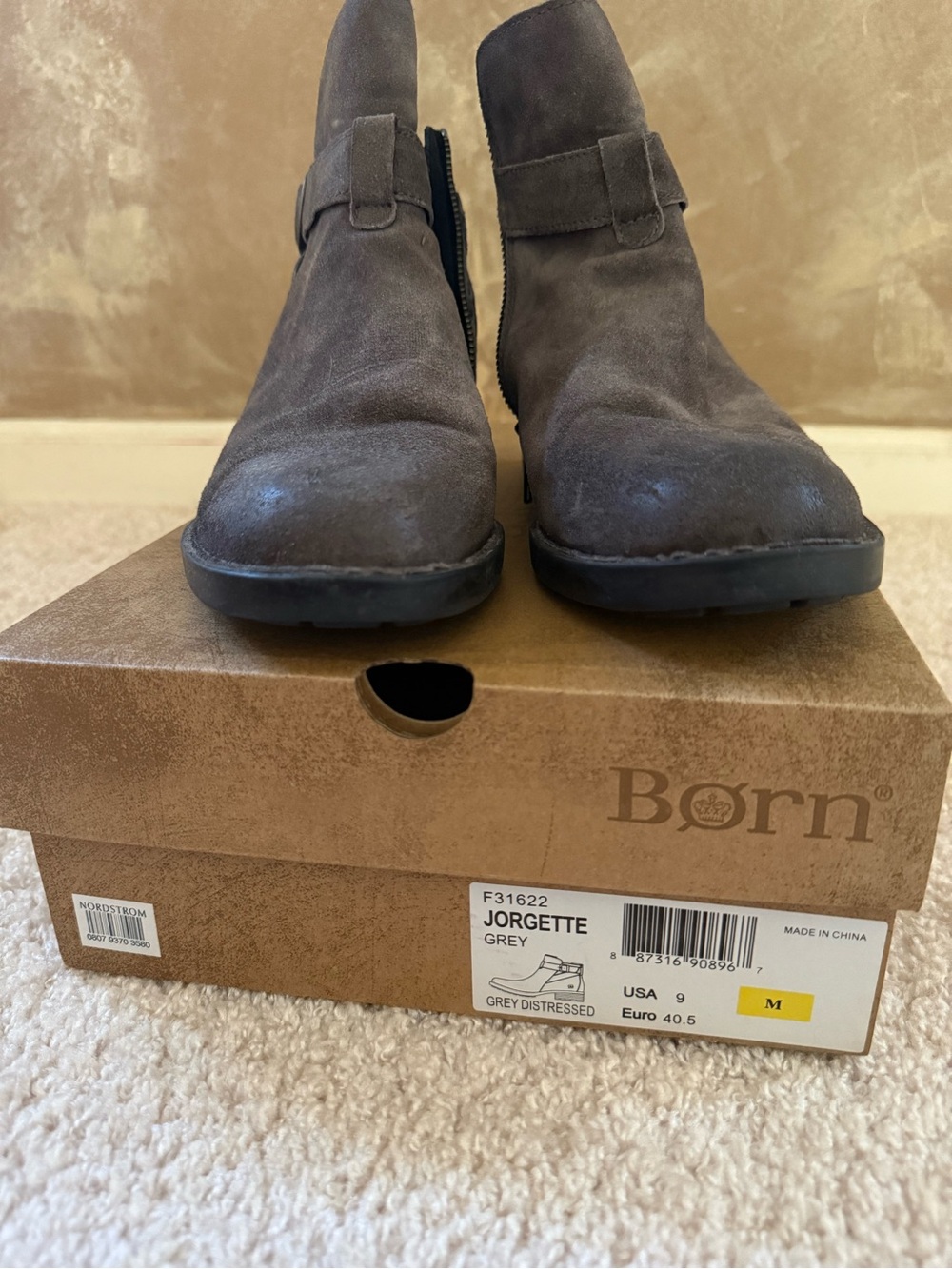 Born Grey Suede Men’s Chukka Boots